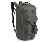 G4Free Sac à dos de voyage 3 voies 45 L/60 L Grand sac de sport avec compartiment humide et compartiment à chaussures pour voyage, natation, yoga, randonnée, camping, gris, 60L, Décontracté