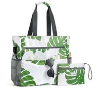 G4Free Sac de Plage Fourre-tout Imperméable, Résistant au Sable et Pliable de Grande Capacité pour Femme