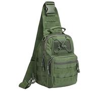 G4Free Sac de Poitrine Sac d'Epaule Militaire Tactique Molle Sacoche Léger Multifonctionnel pour Randonnée Camping Trekking Voyage