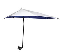 G4Free SPF 50+ Parapluie de Plage Réglable XL 47" x 45" avec Pince Universelle pour Chaise Golf Cart Buggy Bleacher Patio