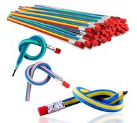 G4GADGET Lot de 10 crayons magiques souples et flexibles pour enfants