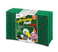 G4GADGET Lot de 5 tampons à récurer Robustes Verts (10 x 15 cm) - Anti-Rayures Multifonctions pour Cuisine, évier, casseroles, poêles et Vaisselle - Éponges réutilisables et durables