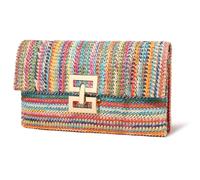 G4ZS5Z0G1 Sac à main en paille pour femme, sac à main de créateur, sac à main de soirée, sac à bandoulière décontracté pour l'été, la plage, Coloré - sans chaîne, Taille unique