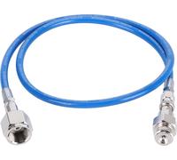 G5/8-14 1 Adaptateur de tuyau universel pour bouteille de gaz CO2 1m Accessoire de remplissage de soda Bleu