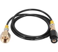 G5/8-14 CO2 Universal External Adaptateur de tuyau 1,5 m Soda Noir Cylindre Ref��llation