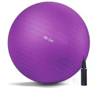 G5 HT SPORT Ballon de Fitness Gym Balls Premium Multifonction Balle Pilates Anti-Couples [55/65/75/75 CM] y Compris Pompe, Pilates, Exercices, Gymnastique et Yoga (Ø 85 cm (pour Hauteur supérieure à