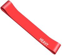 G5 HT SPORT Bandes élastiques de Fitness [Simple ou Lot de 3] Bandes élastiques de résistance pour Exercices de Fitness, Pilates, Yoga, Rééducation | Ensemble de Bande de Boucle (Rouge (Fort))
