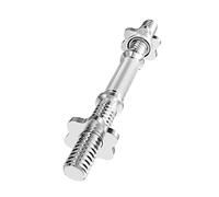 G5 HT SPORT Barres Haltères incluses | Paire ou hochets | Longueur 35 ou 38 cm | Diamètre Trou 25 mm Adulte Unisexe, Guidon Simple Fermeture à vis (35 cm), Manubrio Singolo Chiusura a Vite (35 cm)