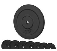 G5 HT Sport Disques en Fonte Ø Trou 25 mm pour Gym et Home Gym de 0.5 À 20 kg pour haltères et haltères (1 x 15 kg)…