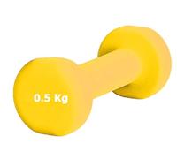 G5 HT Sport Haltères ou Guidon en néoprène de Gymnastique et de Gymnastique à Domicile antidérapant de 0,5 à 6 kg Paire ou Simple (1 x 0,5 kg)