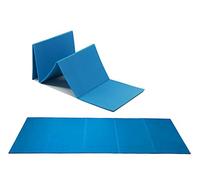 G5 HT SPORT Tapis de fitness pliable 175 x 50 cm bleu intérieur extérieur pour gymnases | maison et yoga