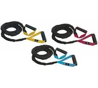 G5 HT SPORT Tube élastique avec gaine poignées en caoutchouc Light/Medium/Strong (Light (Jaune))