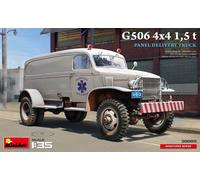 G506 4x4 1,5 T Panel Delivery Camion 1:3 5 Plastique Model Kit Miniart