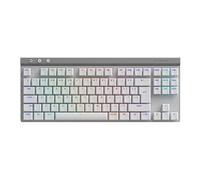 G515 - Clavier - LIGHTSPEED - TKL - backlit - sans fil - 2.4 GHz, Bluetooth, USB - QWERTY - International US - commutateur : GL Tactile - blanc