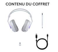 G522 LIGHTSPEED Headset - White