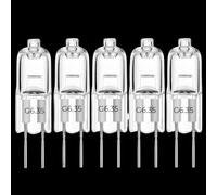 G6.35 Ampoules halogènes 12v 24v 220v 110v 20w 30w 50w 70w 100w 200w 3000k Lumière chaude, GY6.35 Lampe halogène Convient pour les ampoules sans ombre à broche de projecteur de lustre (5pcs/24V-50W)