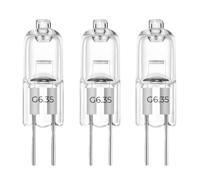 G6.35 Lampe Spéciale Halogène 24V 150W Dimmable, Projecteur, Lot de 3