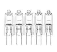 G6.35 Lampe Spéciale Halogène 24V 50W Dimmable, Projecteur, Lot de 5 | Lampe spéciale G6.35 (12-220V) pour l’industrie et les projecteurs. Non adaptée à l’éclairage domestique.