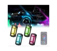 G6 4 In 1 LED Car Underglow Lights RGB Rock Lights Music Sync Atmosphere Lamp for Off Road Vehicles