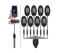 G7 8 In 1 LED Car Underglow Lights RGB Music Sync Atmosphere Lamp for SUV Truck Off Road Vehicles