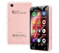 G7 MP3 Player with Camera and Speaker, 4 inch Touchscreen Android 13 MP3 Player, Bluetooth WiFi Music Player with Spotify, 2000mAh, Expandable Storage up to 128GB - Pink
