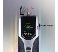 G710 Mesureur de puissance optique rechargeable avec écran couleur LCD Testeur de fibre optique de haute précision Instrument de détection de l'atténuation 7 longueurs d'onde de test -70~10dBm Plages