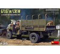 G7107 w/CREW 1,5t 4X4 CARGO TRUCK w/METAL BODY
