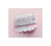 G713 - Clavier - sans clé - backlit - USB - QWERTY - Espagnol - commutateur : Linear - blanc