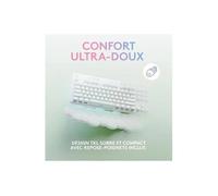 Logitech G G715 clavier RF sans fil + Bluetooth AZERTY Français Blanc
