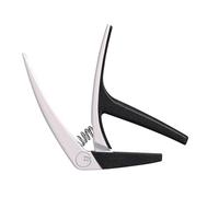 G7th Nashville Guitar Capo, Steel String White - 55mm Lightweight, Fast Action Spring Capo - Silicone Protection for Guitar's Neck and Tone Clarity - Perfect for 6 String Acoustic or Electric Guitars