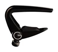 G7th Newport Capodastre Guitare 6 Cordes Noir Satiné - Léger Avec Contrôle de Tension Réglable - Le Capodastre Parfait Pour Guitare Acoustique et Guitare Électrique