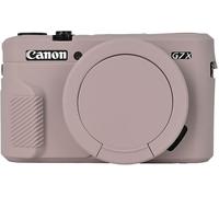 G7X Mark II Ultra Slim Lightweight Soft Silicone Camera Case Cover for Canon PowerShot G7X Mark II with Lens Cap,Light grey,Soft Silicone Case Cover with Lens Cap for Canon Powershot G7X Mark II