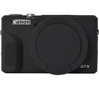 G7X Mark III Ultra Slim Lightweight Soft Silicone Camera Case Cover for Canon PowerShot G7X Mark III Camera with Lens Cap (Black)