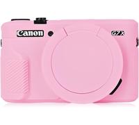 G7X2 Protective Case for Easy Hood G7 X Digital Camera Soft Silicone Red Pink