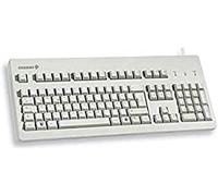 G80-3000, Clavier Mécanique Filaire, Disposition Eu (Qwerty), Connexion Usb, Robuste, Touches Programmables, Mx Brown Switches, Gris Clair