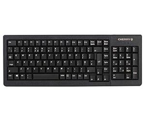 G84-5200 Clavier compact, connecteur d'ordinateur Ps/2, USB, couleur du clavier noir, taille du clavier standard, Cherry Xs, taille de clavier standard, disposition du clavier QWERTY