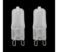 G9 20W Capsule Ampoule Lampe Lentille Givrée G9 40 Watt 230 Volt Ampoule Halogène 2 broches T4 JD Type Blanc Chaud 10PCS 40W