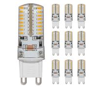 G9 Ampoule LED 4W, AC 220V, NON-Dimmable, Économie d'énergie, LED Ampoules pour l’Éclairage Domestique (Blanc Chaud, 10 Unité)