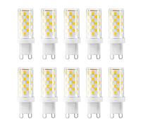 G9 LED Dimmable Blanc Chaud Wowatt Ampoule LED G9 5W 230V Équivalent à 40W Halogène Lumière 500LM Lumineux 2700K Lampe LED G9 360°Larges Angle de Faisceau 46 * 2835 SMD Lot de 10