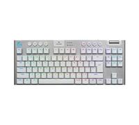 G915 X - Clavier - jeu, LIGHTSPEED - TKL - backlit - sans fil - USB-C, Bluetooth, 2.4 GHz - blanc
