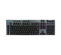 G915 X - Clavier - LIGHTSPEED - backlit - sans fil - 2.4 GHz, Bluetooth, USB - QWERTY - International US - commutateur : GL Clicky - noir