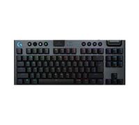 G915 X - Clavier - LIGHTSPEED - TKL - backlit - sans fil - 2.4 GHz, Bluetooth, USB - QWERTY - International US - commutateur : GL Clicky - noir