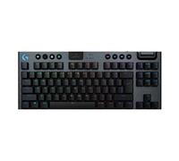 G915 X - Clavier - LIGHTSPEED - TKL - backlit - sans fil - 2.4 GHz, Bluetooth, USB - QWERTY - International US - commutateur : GL Clicky - noir