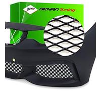 G94 - aluminium Noir Mesh de course sport Alu-métal déployé grille Mesh Grill Fairing insert 120x20cm pour les pare-chocs spoiler ventilation grill