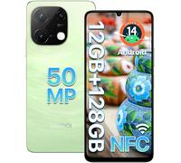 G9C Android 14 Nfc Telephone Portable(2024),12(6+6)+128Gb,50Mp+8Mp,Bt 5.4,Processeur Mediatek Helio G36,5000Mah,90Hz Écran 6.75¿ Smartphone Débloqué,4G Doble Sim/Id Faciale/Gps/Otg-Vert