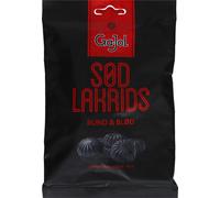 Ga Jol Sod Lakrids rond et blod à l'extrait de racine de réglisse 140g