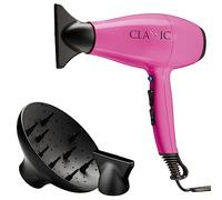 GA.MA Italy Professional, Classic Hair Dryer, Sèche-cheveux professionnel avec moteur italien 2200 W AC, revêtement céramique pour des cheveux brillants et sans frisottis, couleur fuchsia