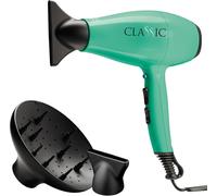 Ga.Ma Italy Professional, Classic Hair Dryer, Sèche-Cheveux Professionnel Avec Moteur Italien 2200 W Ac, Revêtement Céramique Pour Des Cheveux Brillants Et Sans Frisottis, Aqua Green Colour