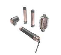 GA.MA Italy Professional, UNIQ AURA Multistyler 4 en 1, moteur sans balais 100 000 tr/min, technologie Coanda et tourmaline, brosse ovale 60 mm, 2 fers à friser 32 mm, jet d'air froid, autonettoyage