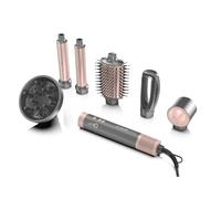 GA.MA Italy Professional, UniQ Flow, 6 accessoires, 110 000 tr/min | Sèche-cheveux, brosse ovale, fer à friser Coanda, brosse-lisseur et diffuseur, 1 550 W, Ultra Ion, 4 températures.